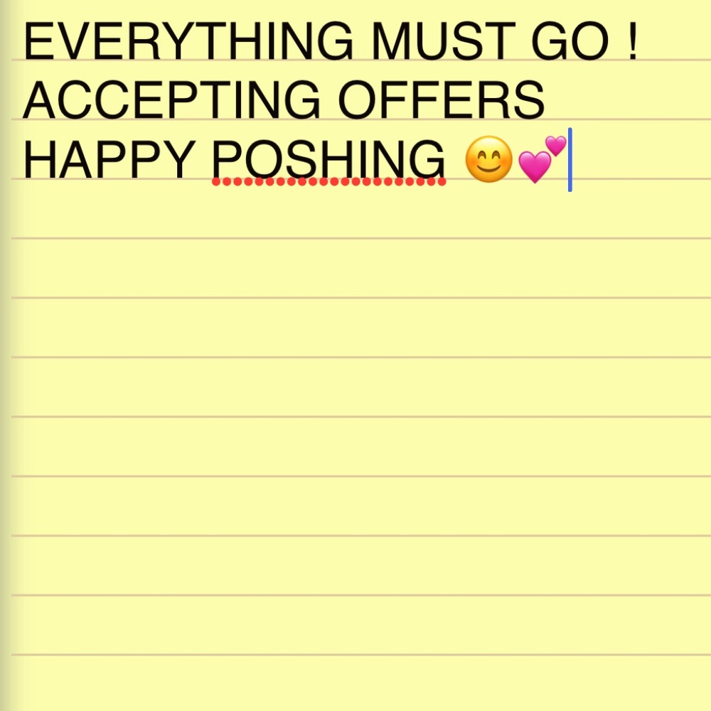 Everything must go !